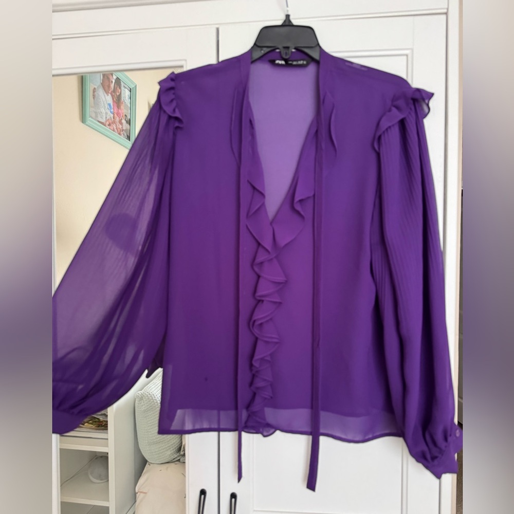 Elegant Purple Women's Top